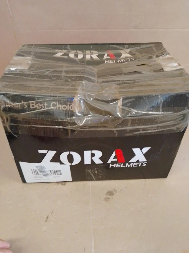 Zorax ZORX15 Black XL 55 To 56cm Kids Children Motocross Motorbike Helmet