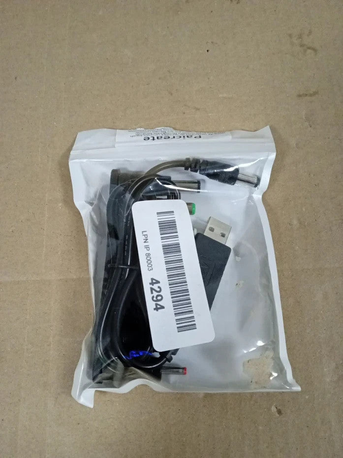 Paicreate USB DC 12V Power Cable 1M 8 DC Connectors Universal Adapter Cord New