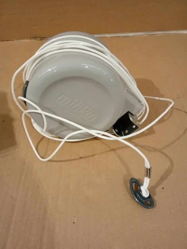 Minky Retractable Duo Reel Washing Line Grey 2x15m Packaging May Vary
