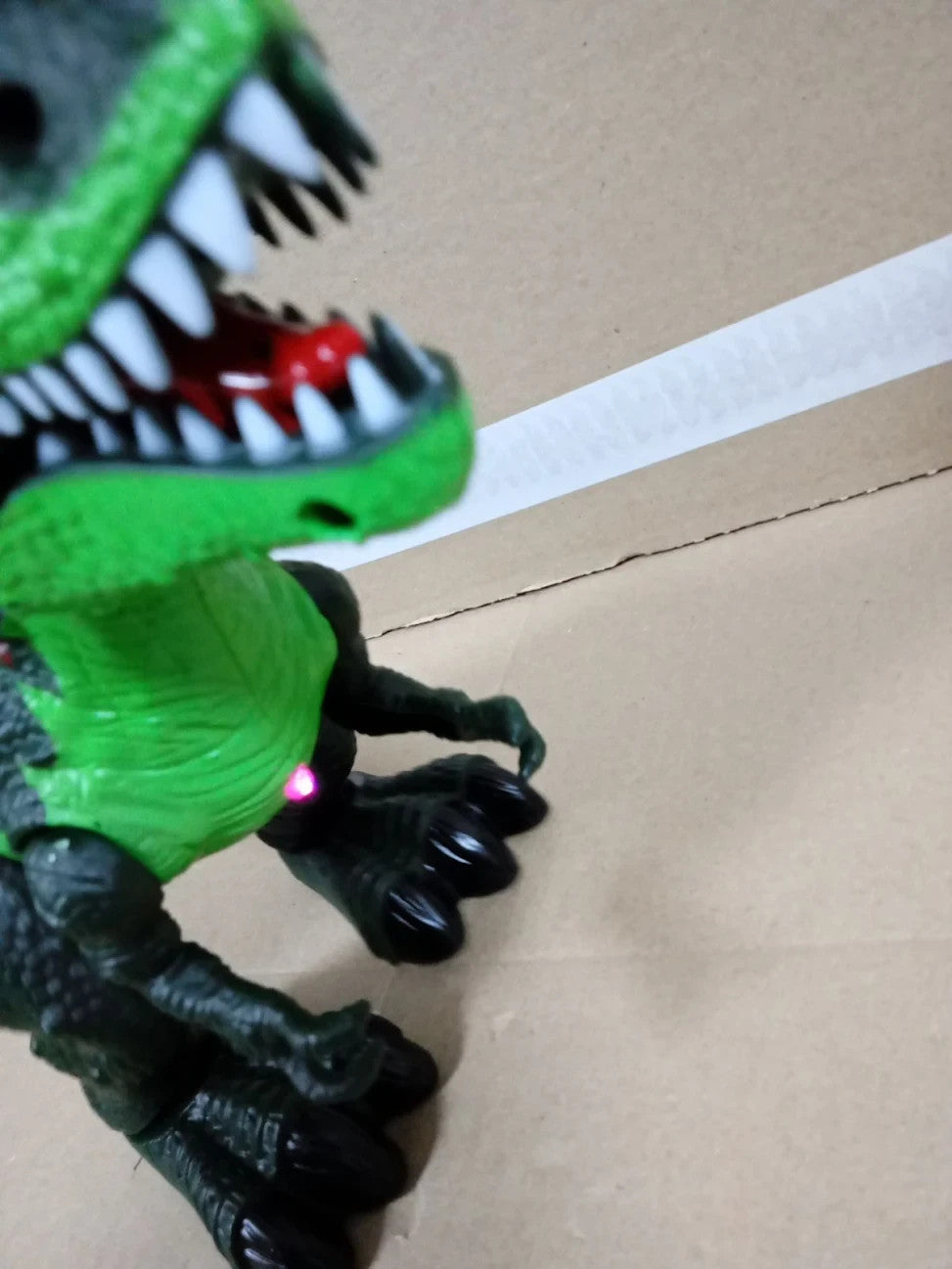 TOEY PLAY Walking T Rex Dinosaurs Toy  Kids Realistic Figure Robot Roaring 3+