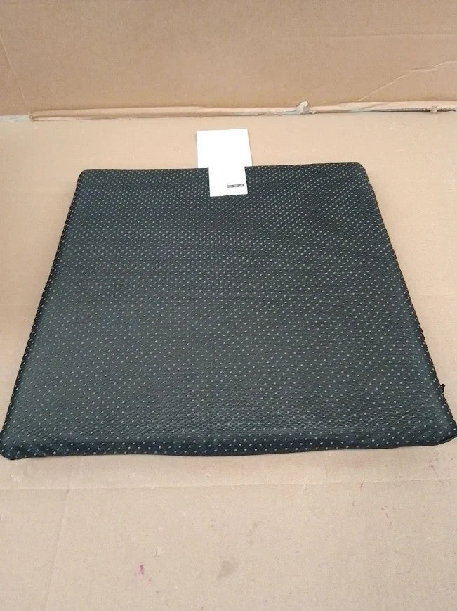Amazon Basics Square Memory Foam Seat Cushion 37.6x38x3cm Black New