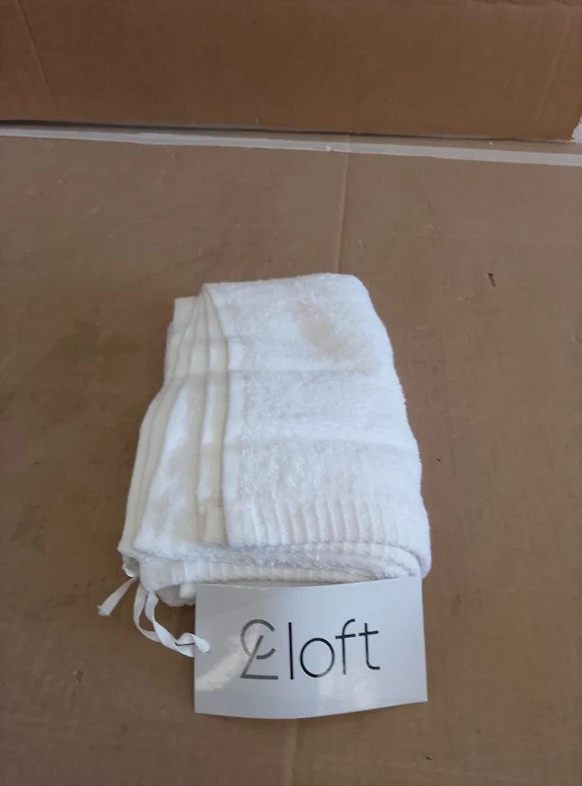 Catherine Lansfield Quick Dry Cotton Hand Towel White 85x50cm New