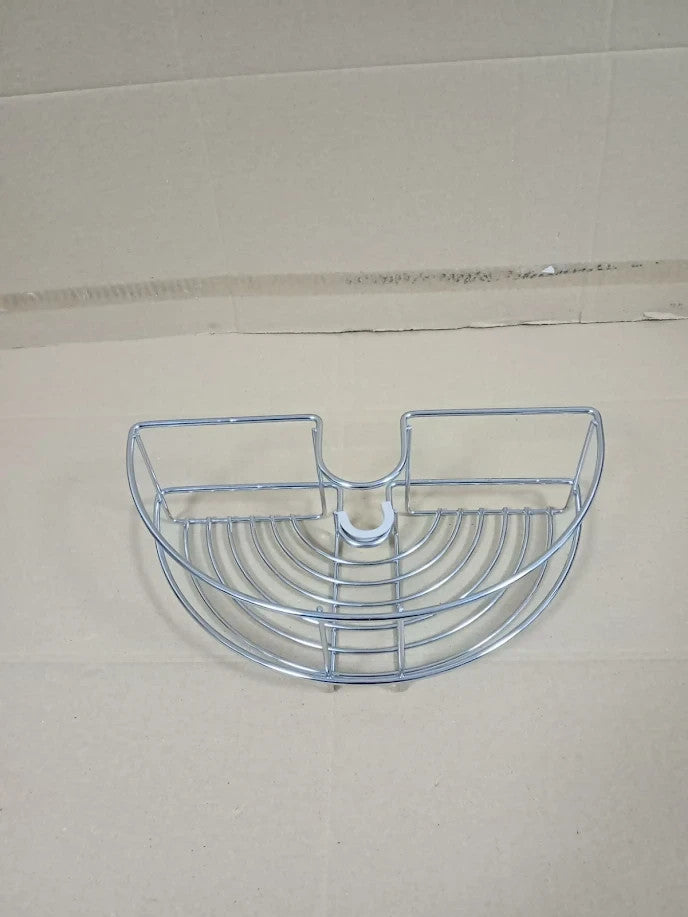Croydex Clip On Riser Rail Shower Caddy Chrome Rust Free Bathroom Storage