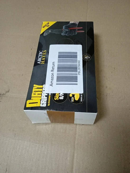 Arctic Hayes Dirty Grippers Diamond Grip Heavy Duty Nitrile Gloves Medium New