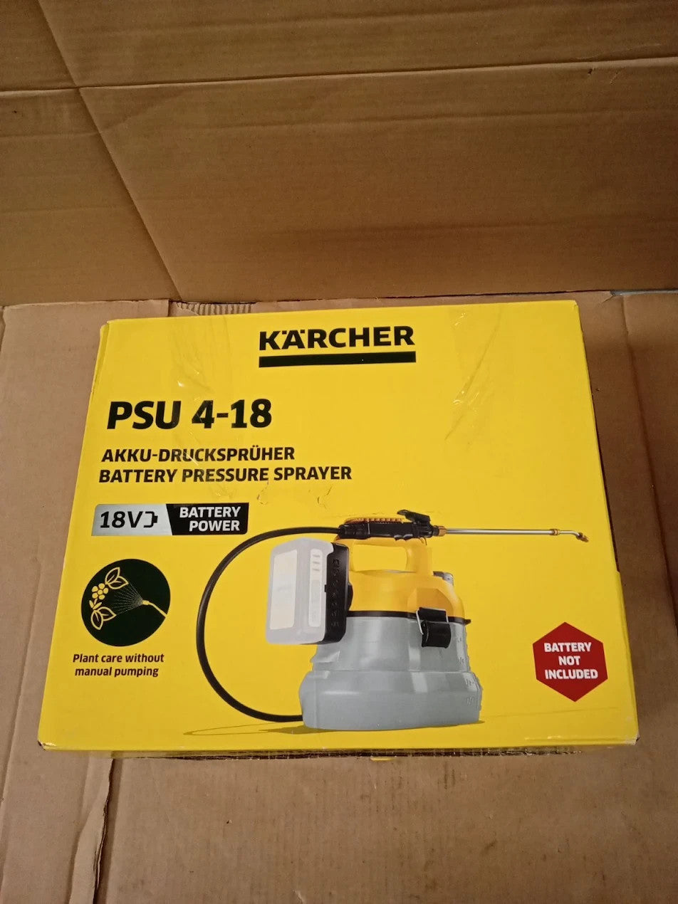 Karcher 18V Cordless Pressure Sprayer PSU 4-18 Max 3 Bar Flow Rate 30l/h 45-75cm