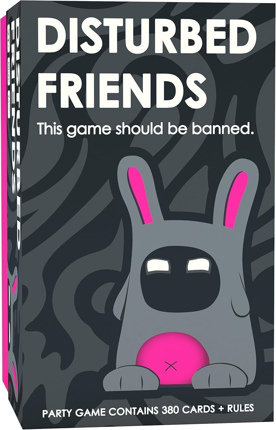 Disturbed Friends Party Game Hilarious Card Adults White Elephant New