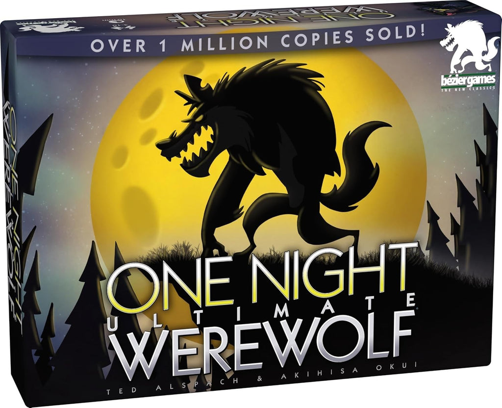 Bezier Games One Night Ultimate Werewolf Board Game 3-10 Players 8+ New