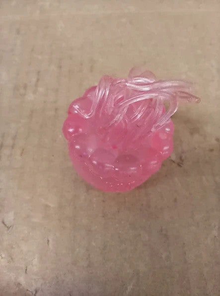 Glitter Jellyfish Squishy Stress Relief Fidget Toy Anti Stress Ball Pink