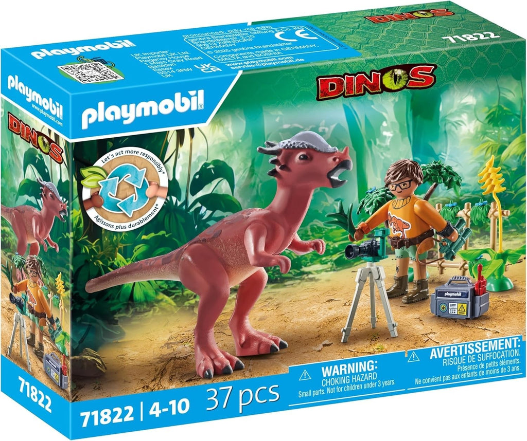 Playmobil Dinos Stygimoloch Observation Dino Playset Adventure 71822 4+New