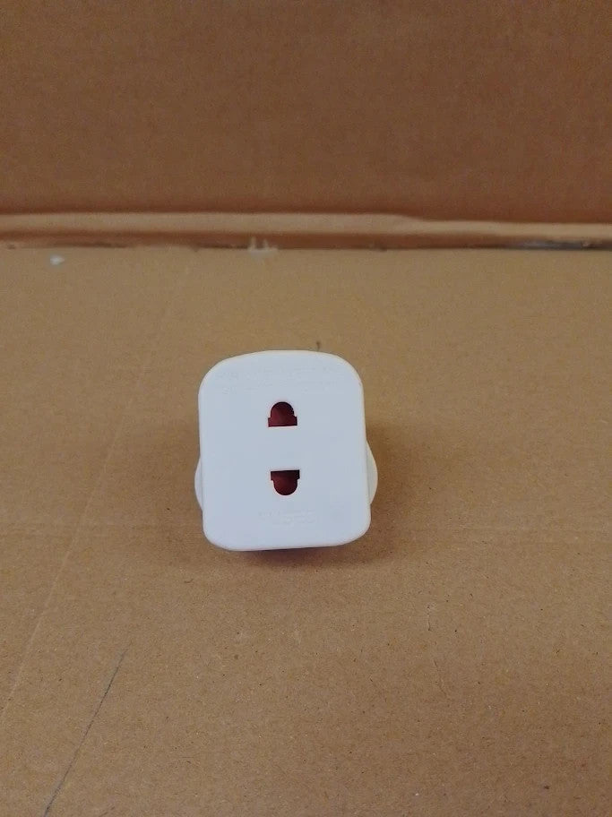 Masterplug Shavingadaptor 01 Electric Shaver Adaptor 50x48x46mm White New