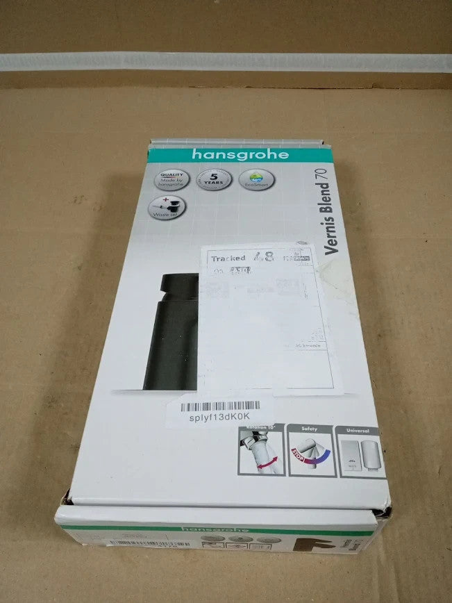 Hansgrohe Vernis Blend Bathroom Tap Pop up Waste Set Sink Spout Height 70mm New