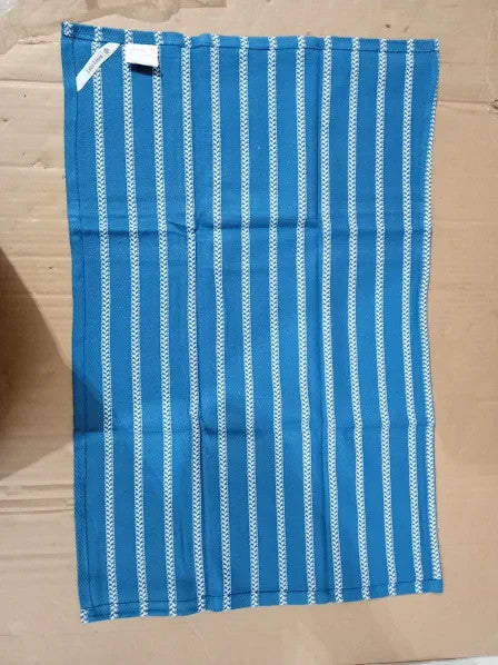 Lane Linen Kitchen Towels Pack 4 Cotton Drying Dishes Blue Saphire 18x28in New