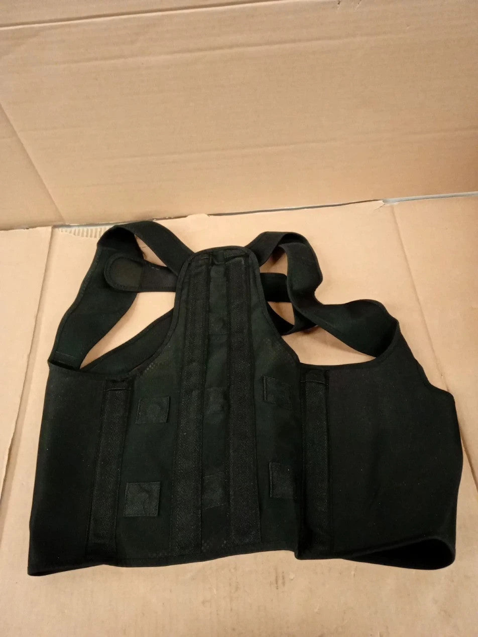 WVWMYM Back Brace Posture Corrector Adjustable Full Back Support Large New