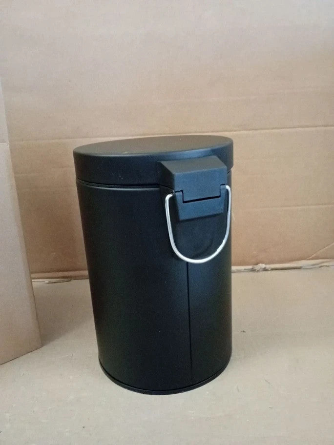 Argos Home 3Litre Bathroom Pedal Bin And Removable Inner Bin Black 25.1x22x17cm