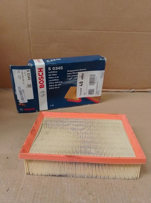 Bosch S0345 Car Air Filter Separates Particles Air Intake Moisture Resistant