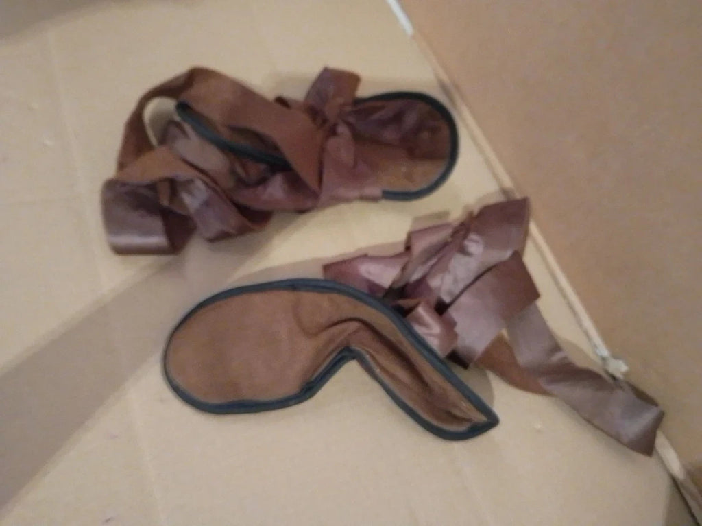 Bristol Novelties BA714 Roman Sandals Brown Leather Greek Unisex One Size New