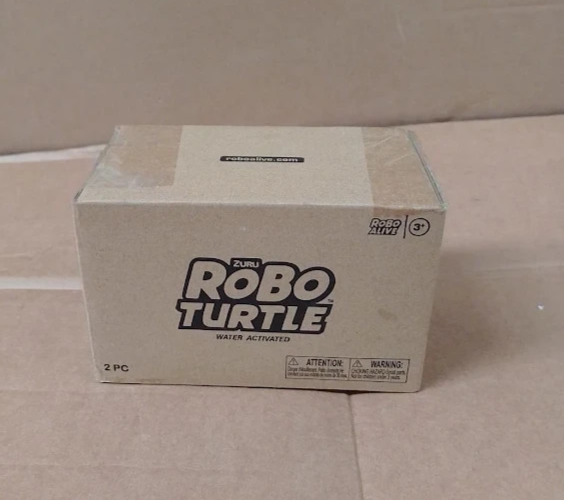 ZURU Robo Turtle Robotic Swimming Toy 2 Pieces Orange Blue Pool Bath Fun New