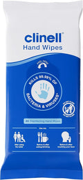 Clinell Antimicrobial Hand Wipes Sanitising Cleaning Disinfecting 30pc New