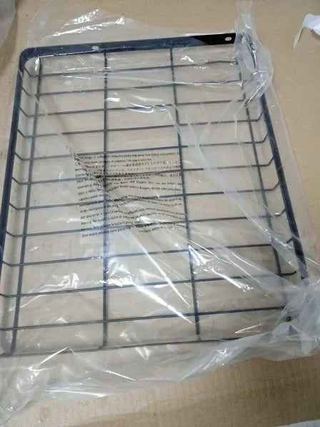 Kitsure Dish Drainer Rack Space Saving Racks Kitchen 29x38x38cm Large Black