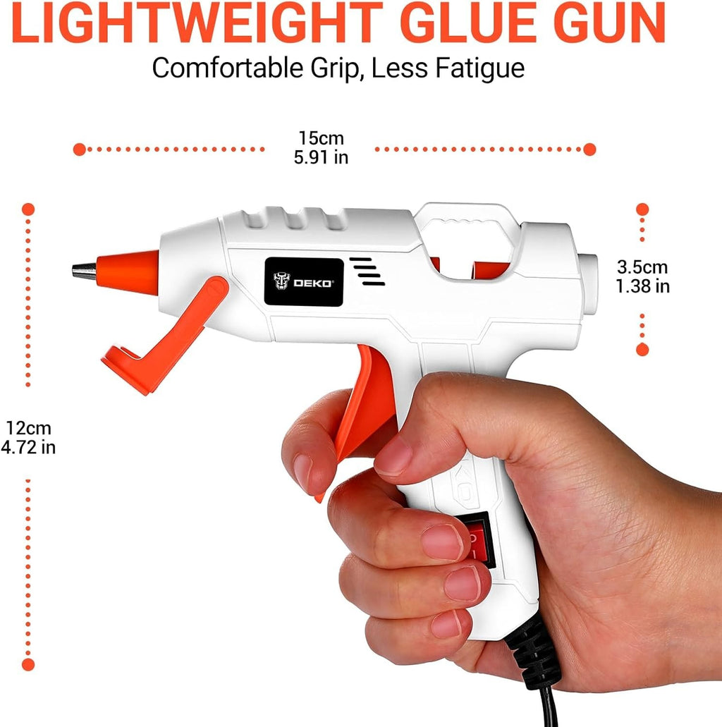 Deko Mini Hot Glue Gun Kit 20W 30x7mm Glue Sticks School Projects DIY New