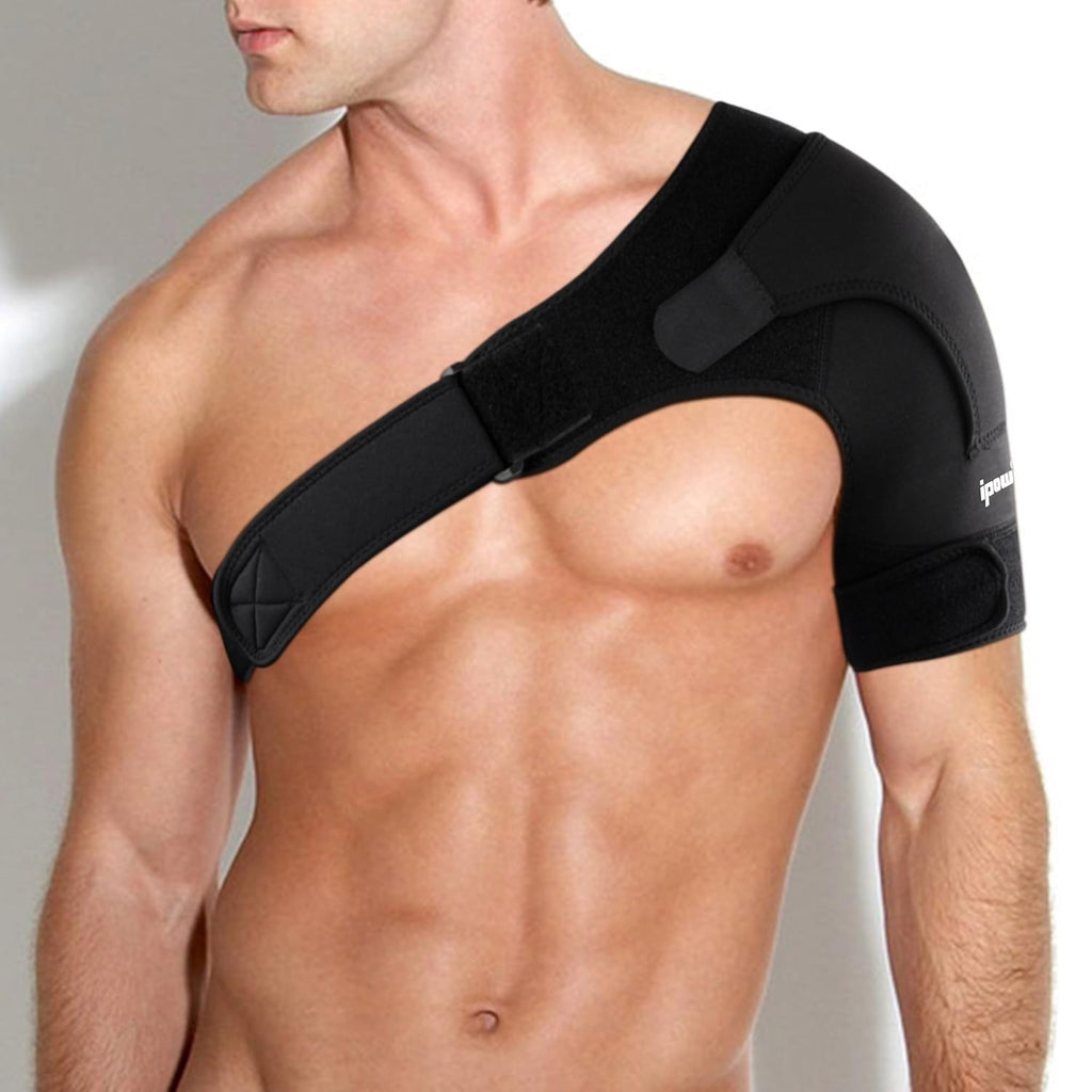 Ipow Adjustable Shoulder Support Brace Left Right Shoulder Stability Strap L New