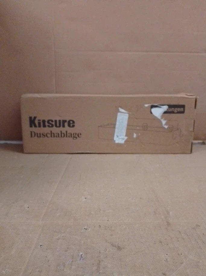 Kitsure 2 Pack Rustproof Shower Caddy 2Shelves Drill Free Quick Dry Shower New