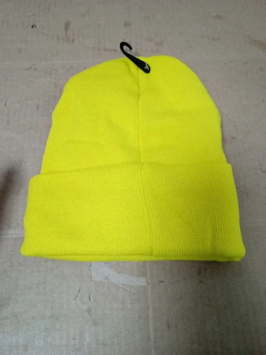 Blackrock Yellow Beanie Hat Wear Hi Vis Men Women Running New