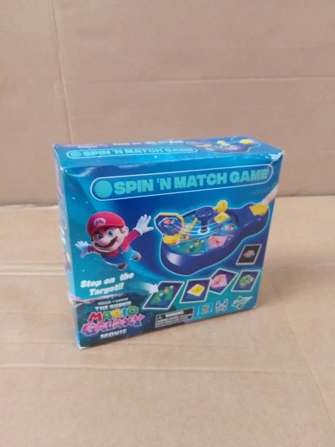 Super Mario Galaxy Movie Spin n Match Game EPOCH Party Family Design 7639 New