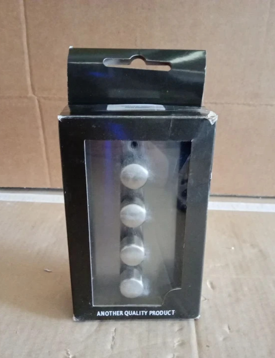 4 Gang 2 Way Dimmer Switch 10A 400W Satin Matt Chrome Flat Wall Light New