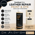 Furniture Clinic Leather Repair Paint Dye Self Seal Colourant 250ml Easy Leather