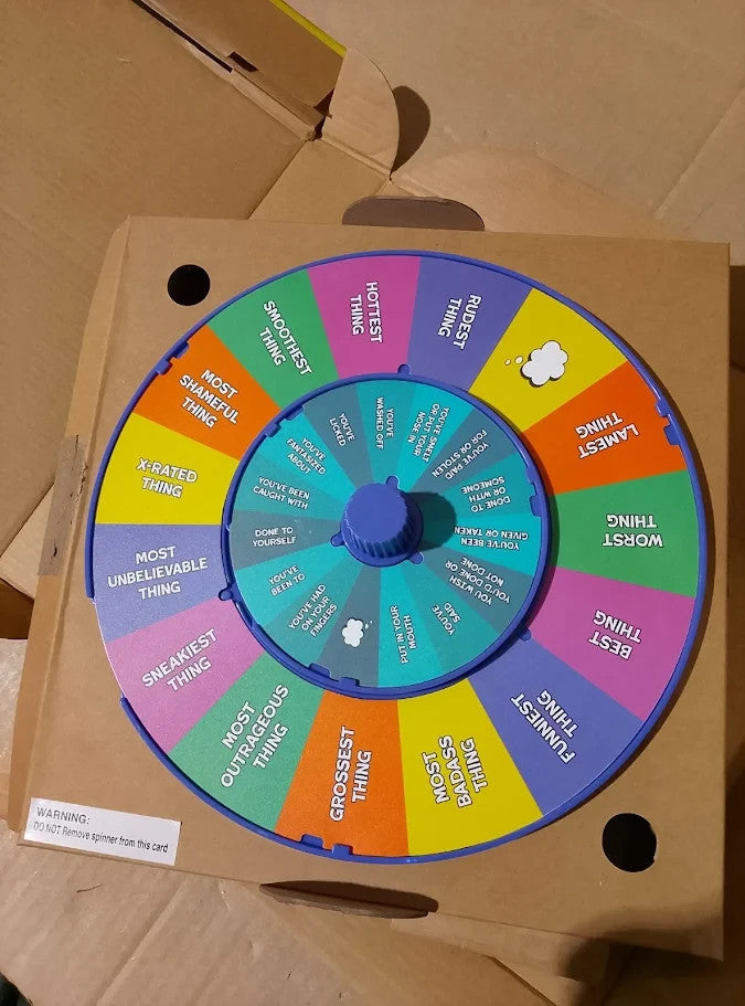 Tomy Spin Fessions Party Game Hilarious Storytelling Challenge Teens Adults New