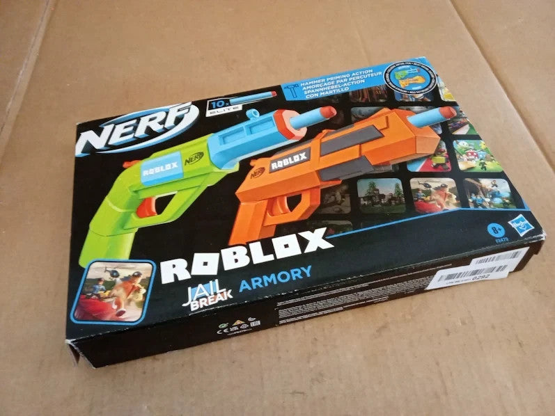 Nerf F2479EU4 Roblox Jailbreak Armoury 2 Blasters 31.8x4.4lx20.3Hcm 8+ New