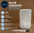 Levoit Humidifier Bedroom 23dB Ultra Quiet Top Fill 360° Rotation Nozzle White