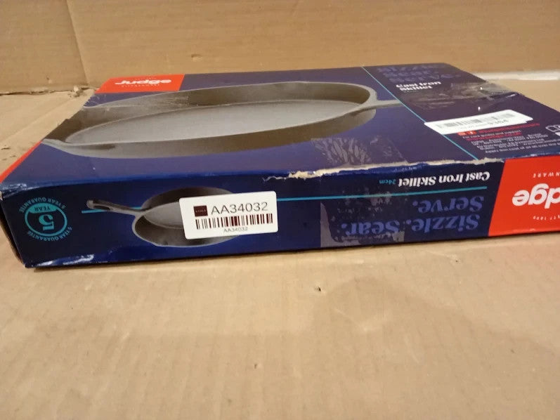 Judge Speciality Cookware Skillet Solid Cast Iron Frying Pan 24cm Induction