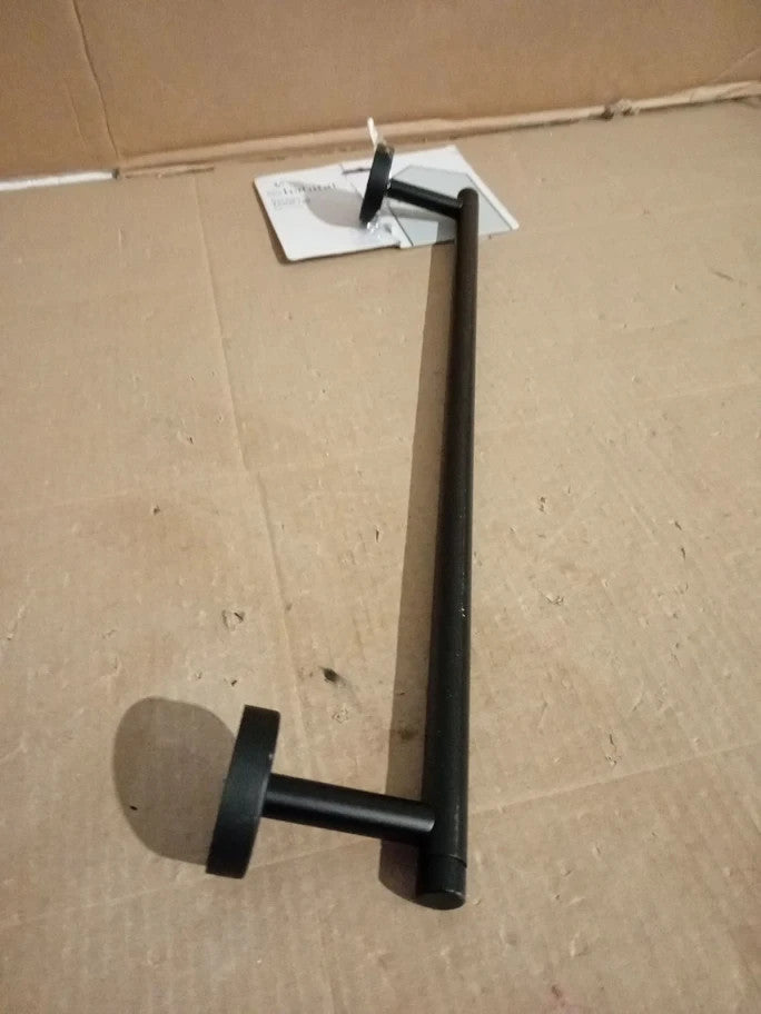 Habitat Wall Mounted Towel Rail 5.3x50x8cm Durable Matt Black