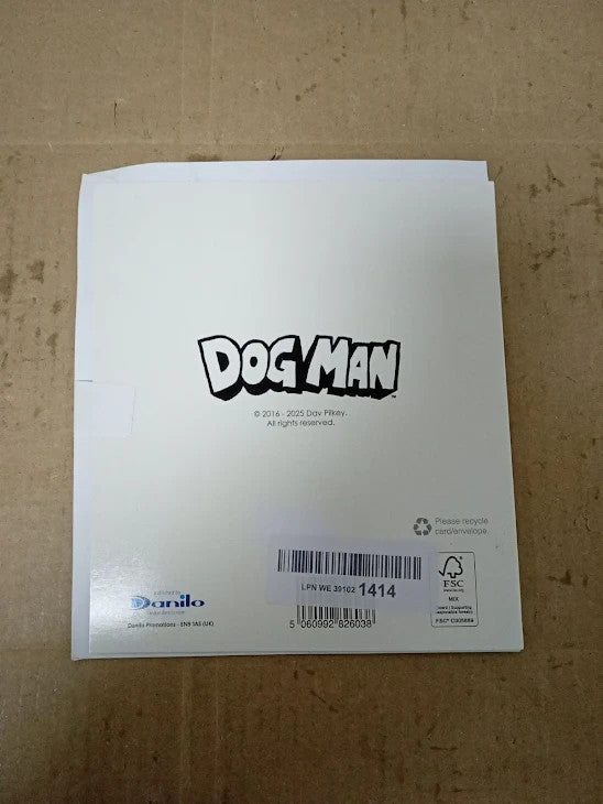 Dog Man Birthday Card Happy Birthday Card Children Dogman Birthday Time New