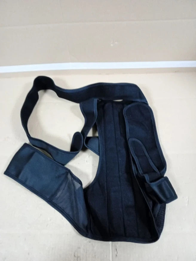 Posture Corrector Back Support Belt Adjustable Lumbar Shoulder Brace Unisex New