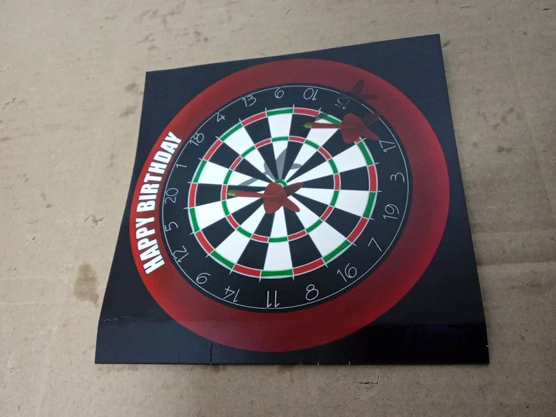 Fun 70th Birthday Cards Men Woman Dart Board Happy Birthday Card Dad New