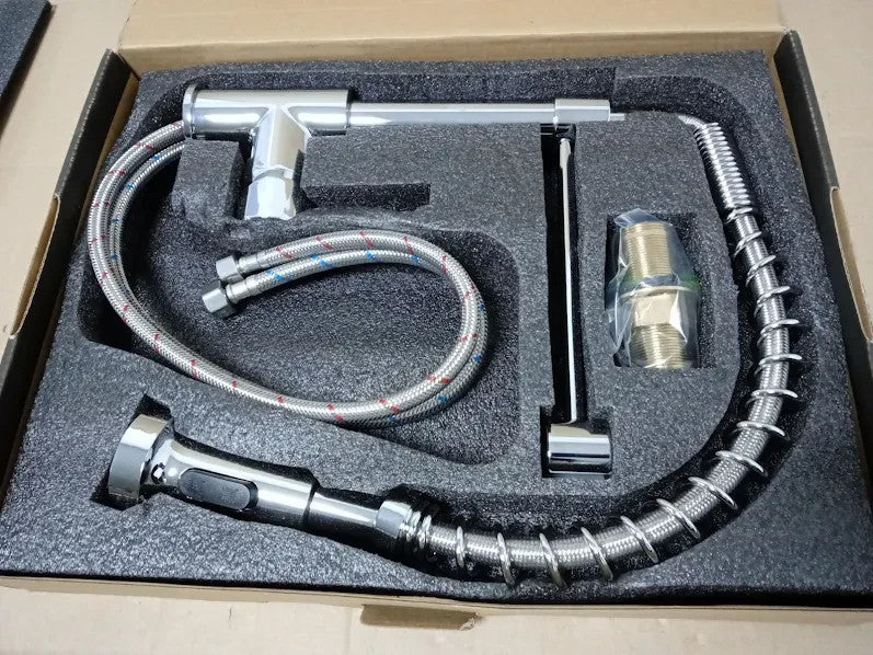 Cobbe Kitchen Spring Tap Kitchen Pull Down Sprayer Shower 2 Spray Modes