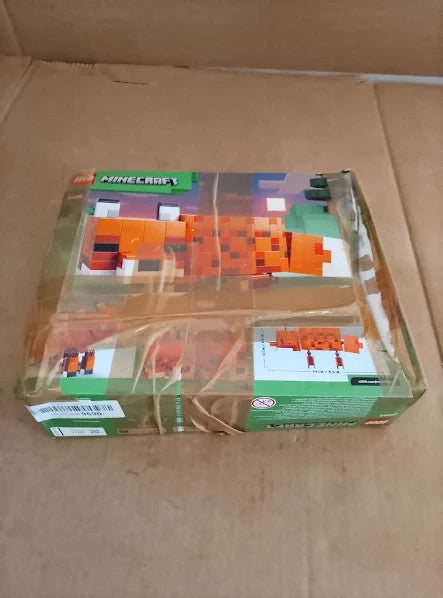 Lego Minecraft The Fox Toy 3D Puzzle Animal Figure Accessories Gaming 10+ Used