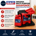 Sealey Sms2004 Multi Purpose Sharpener Bench Mounting 65W DIY Red