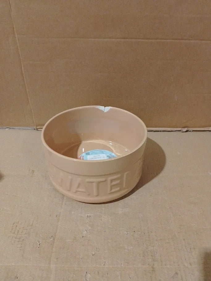 Mason Cash Cane Food Water Bowl 20cm Large Stoneware Pet 2.4Litre Capacity