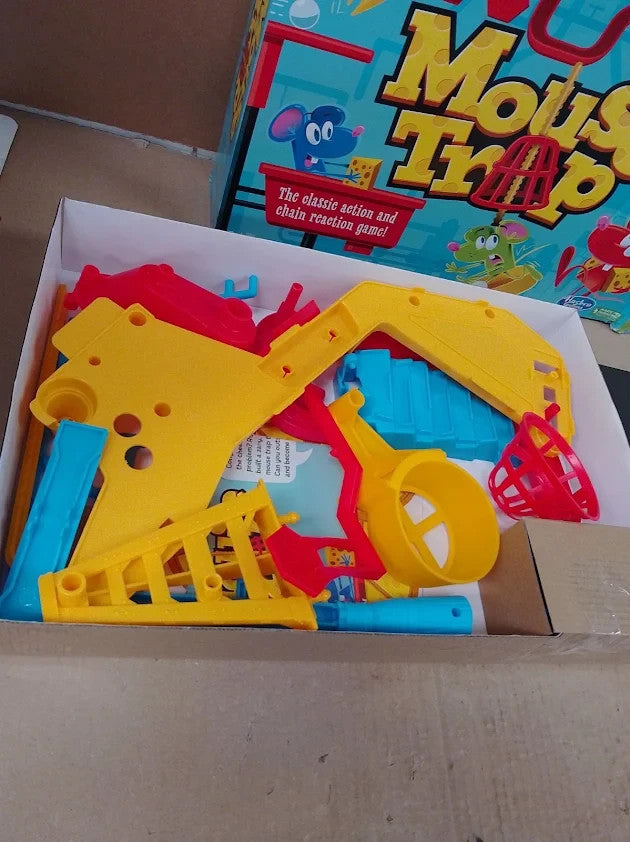 Hasbro Gaming Mouse Trap Board Game Easier Set Up Previous Versions Kids +6 New