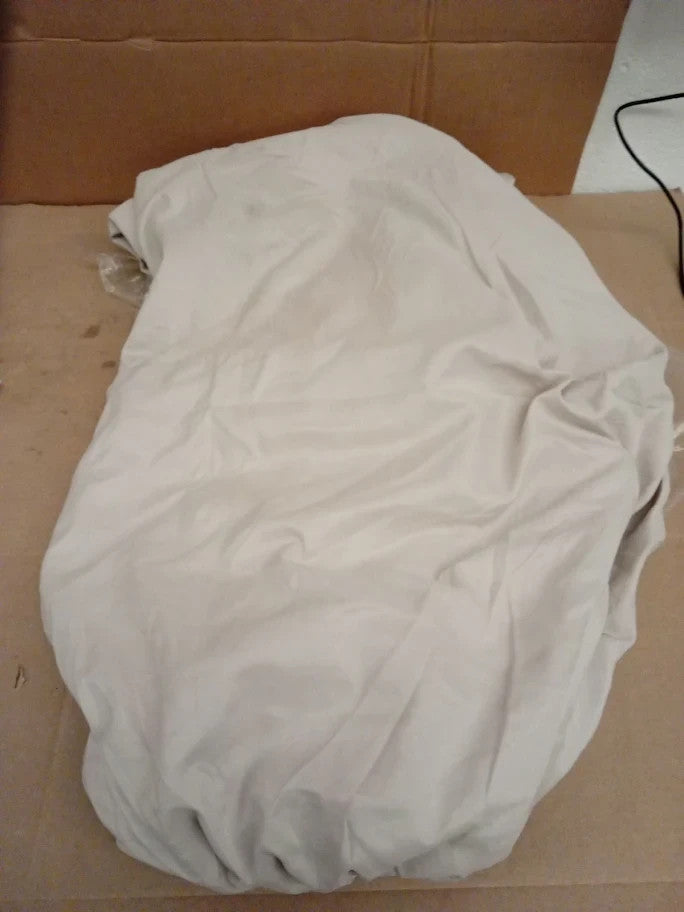 Tifschlaf Double Fitted Sheet Deep Pocket 16inch Beige Cream 135x190cm