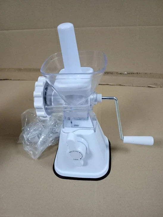 KitchenCraft Plastic Stainless Steel Meat Mincer Suction Clamp 25x17cm New