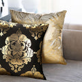 LAPONO Velvet Cushion Covers 2 Pieces 45x45cm Black White Sofa Pillowcases New
