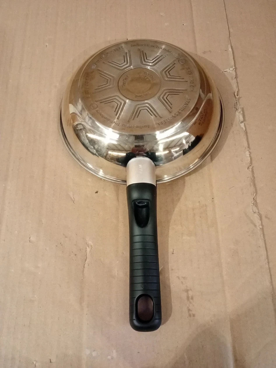 Tefal Comfort Max Stainless Steel Frying Pan 20cm Thermo Spot G7260244