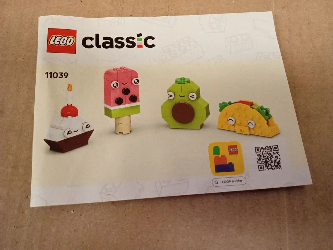 LEGO Classic Creative Food Friends Playset Build Cupcake Ice Cream Taco 4+ New