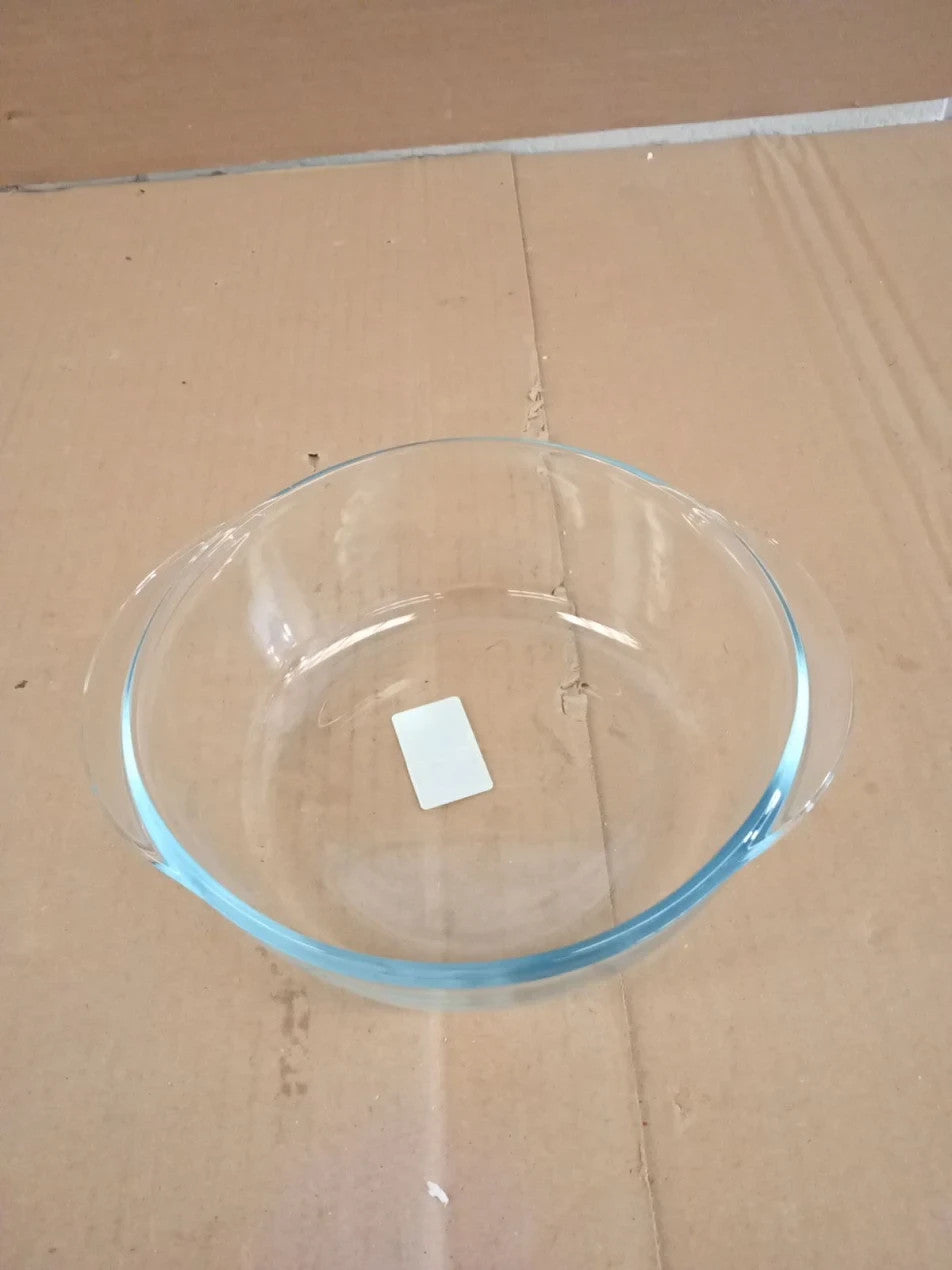 PYREX PREPWARE Round Glass Dish 20cm 1.1L Transparent Dishwasher Microwave Safe
