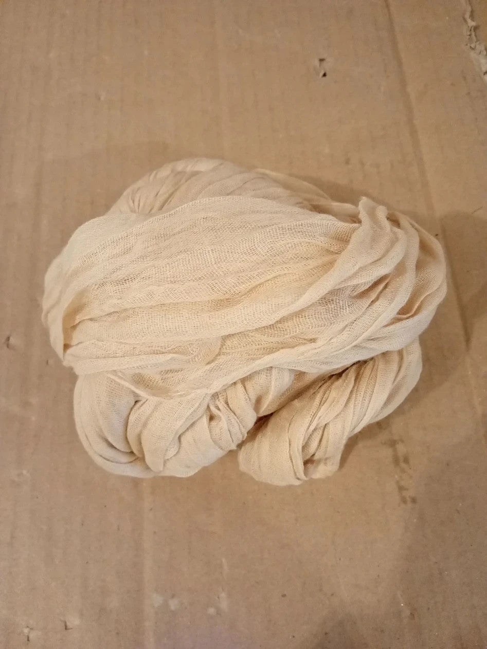 Cheesecloth Table Runner 90x300cm Boho Gauze Fabric Tablecloth Rustic Beige